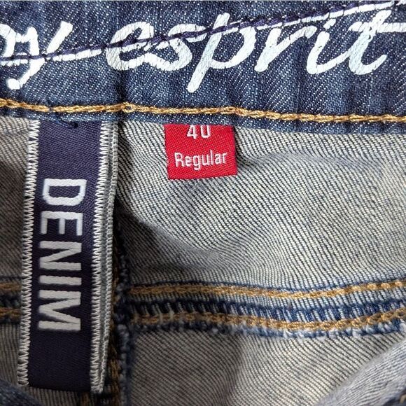 Esprit De Corps By Esprit Medium Dark Wash Slim Stretch Jeans Size 40 Long - Picture 11 of 11